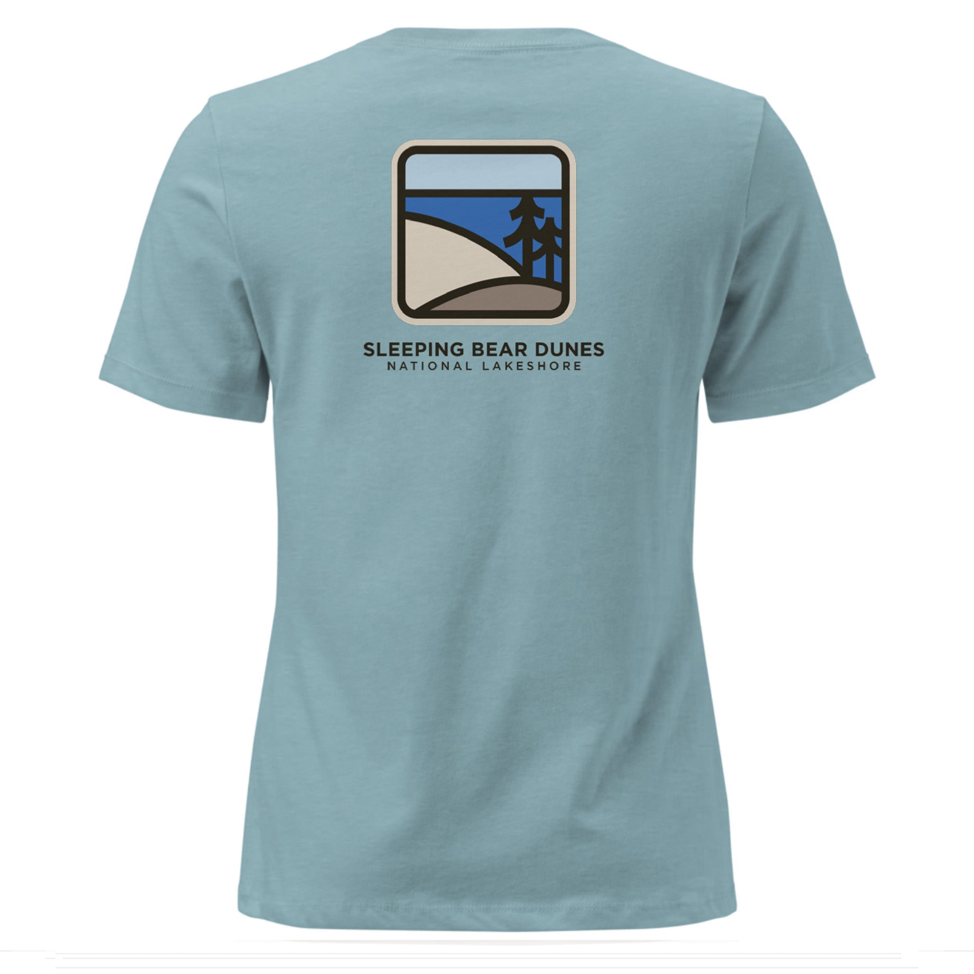 Sleeping Bear Dunes Coordinates Women's T-shirt