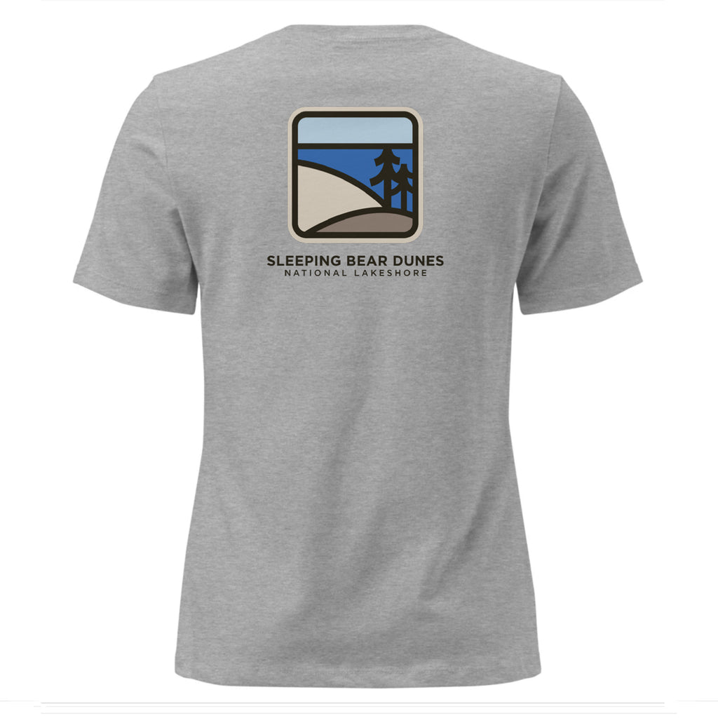 Sleeping Bear Dunes Coordinates Women's T-shirt