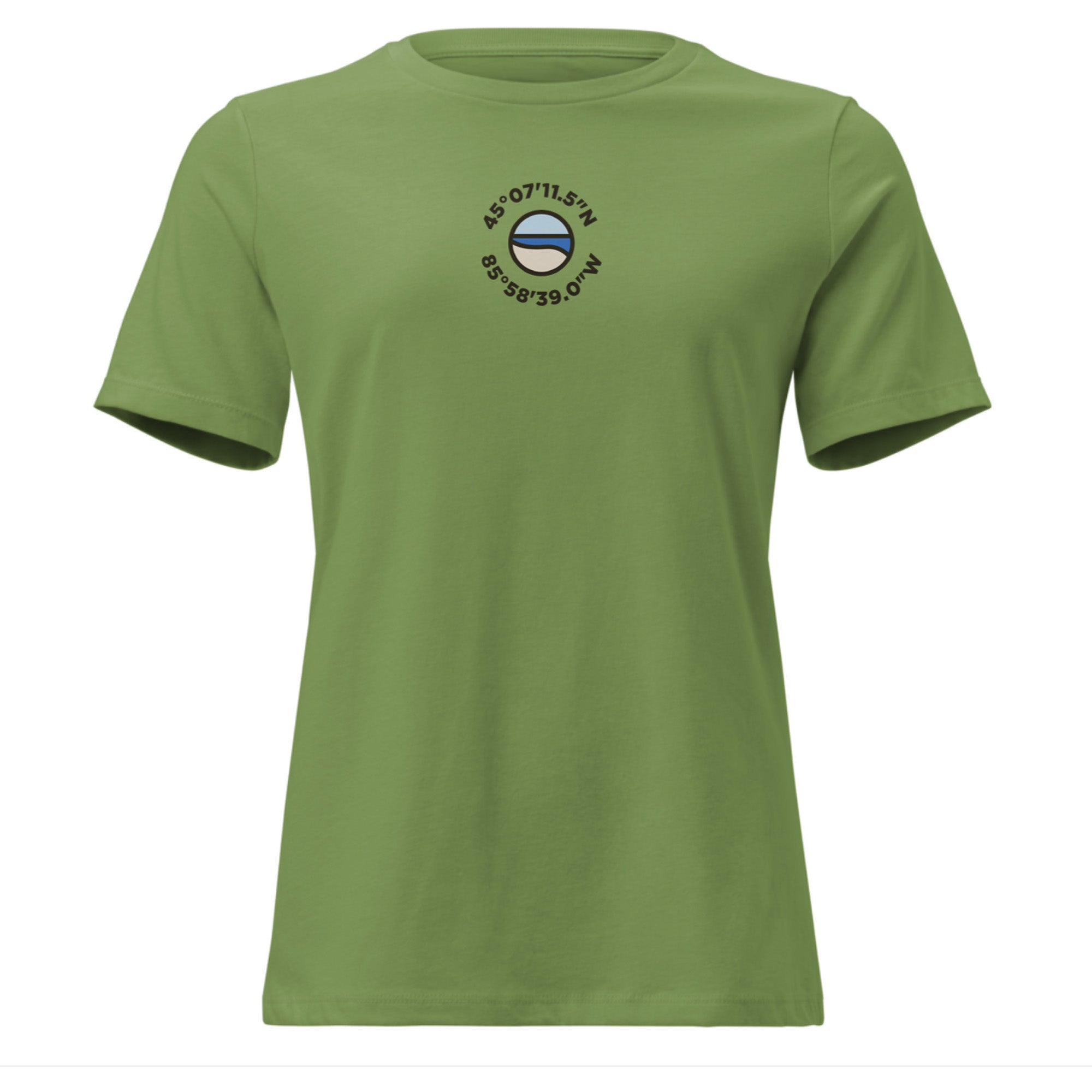 Sleeping Bear Dunes Coordinates Women's T-shirt