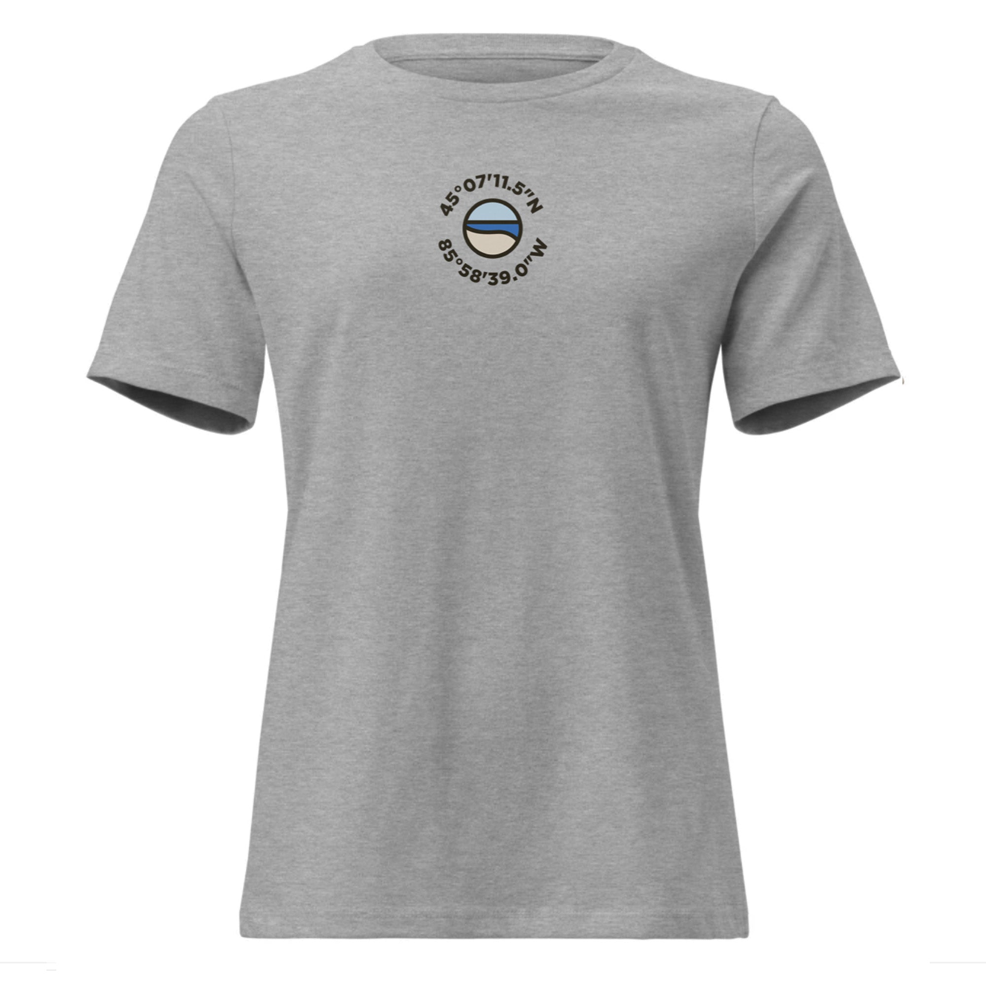 Sleeping Bear Dunes Coordinates Women's T-shirt