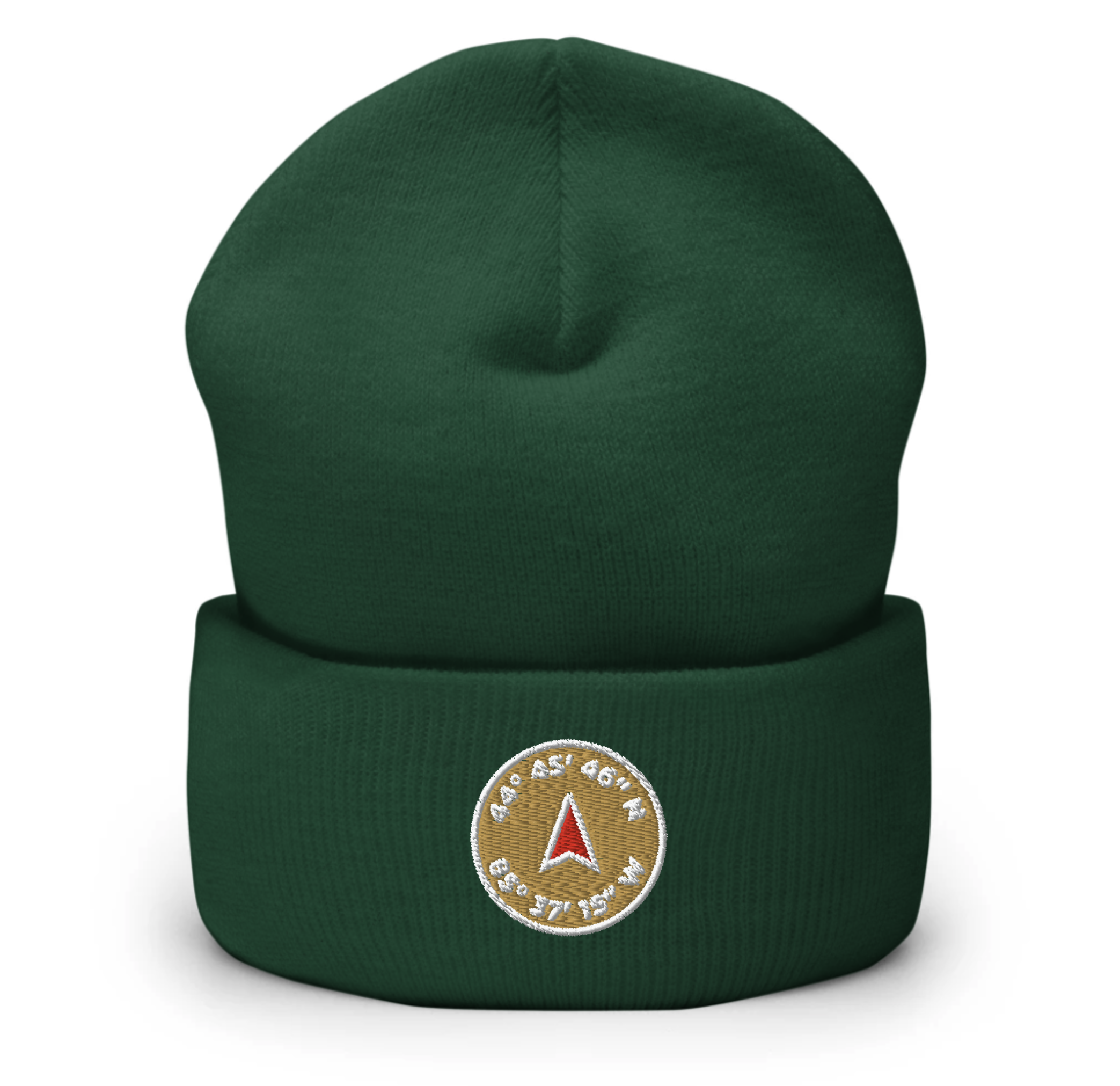 Traverse City Coordinates Patch Cuffed Beanie